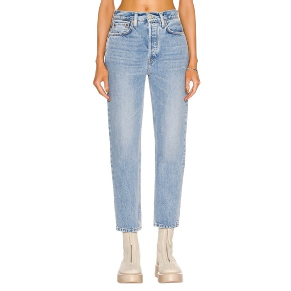 Re/Done Denim - RE/DONE 70s Stove Pipe Jeans Worn in NAF